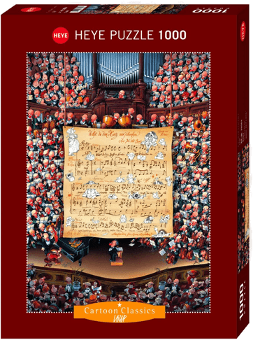 Puslespill 1000 Loup, Score Heye