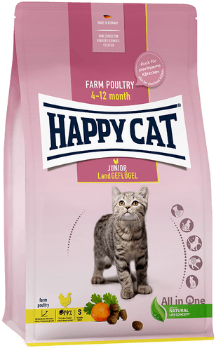 Happy Cat Young Junior Fjærkre 10 kg