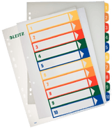 Leitz Register A4 1-10 Flerfarget