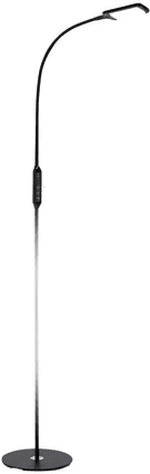 Briloner LED-gulvlampe Office Remote, svart