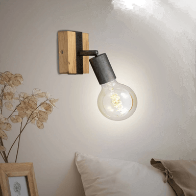 Briloner Vegglampe Wood Basic