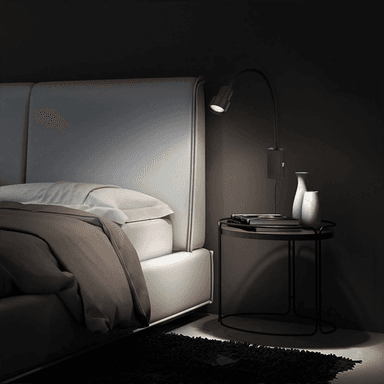 Briloner LED-vegglampe Tusi, svart