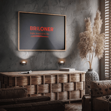 Briloner LED-vegglampe Tari, svart