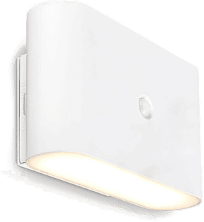 Briloner LED-vegglampe Chat, hvit