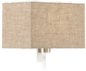 Fischer & Honsel Dream vegglampe sand/nikkel