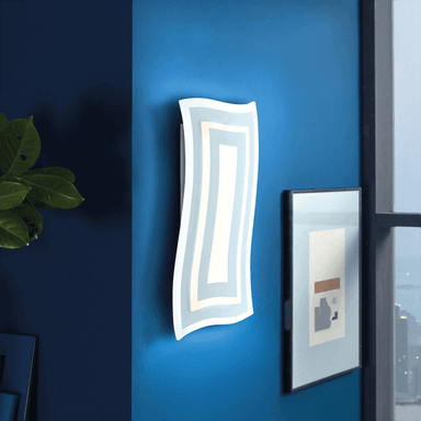 Fischer & Honsel LED vegglampe, hvit, 43 cm