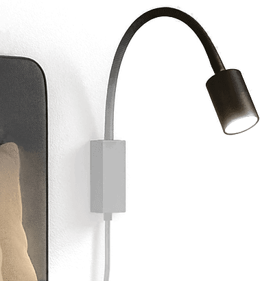 Fischer & Honsel LED-vegglampe Justi, sand svart