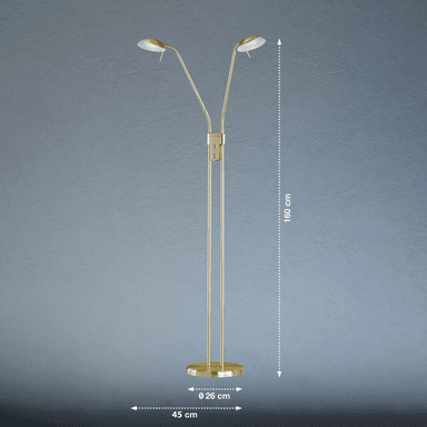 Fischer & Honsel LED-gulvlampe Pool 160 cm