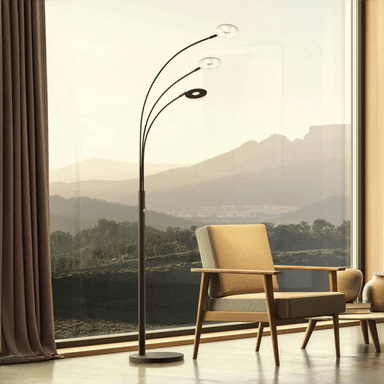 Fischer & Honsel LED-gulvlampe Dent 185 cm