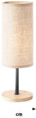 Fischer & Honsel Parma bordlampe, beige