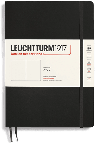 Leuchtturm1917 B5 Softcover Dotted Black