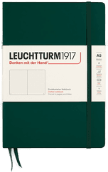 Adlibris Notatbok A5 Prikket Skoggrønn