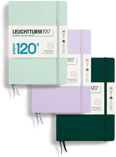 Leuchtturm1917 Notebook A5 Linjert Forest Green