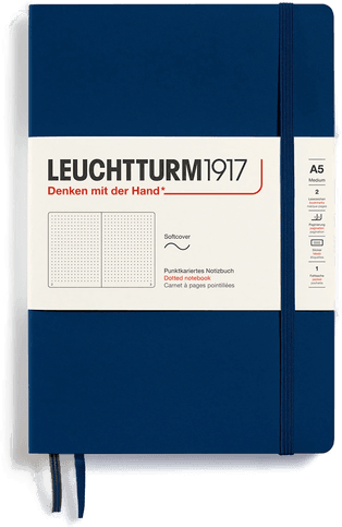 Leuchtturm1917 A5 Notebook Dotted Deep Sea