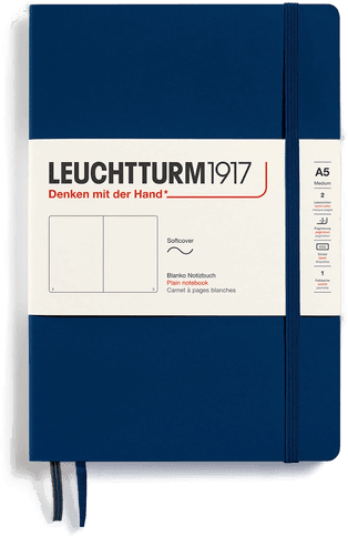 Leuchtturm1917 A5 Notebook Soft Cover Spice Brown
