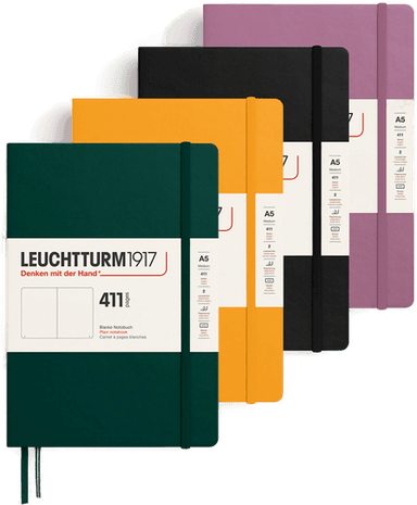 Leuchtturm1917 Notebook A5 Ulinjert Dusty Rose