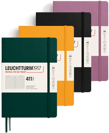Leuchtturm1917 Notebook A5 Linjert Dusty Rose