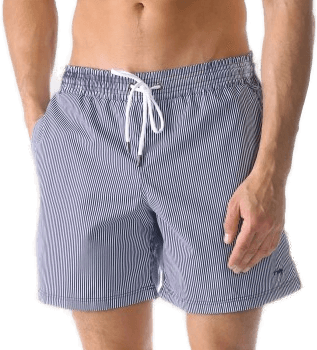 Mey Beachport Badebukser Hvit/Blå