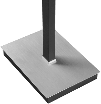 Brilliant LED-gulvlampe Pulse, svart