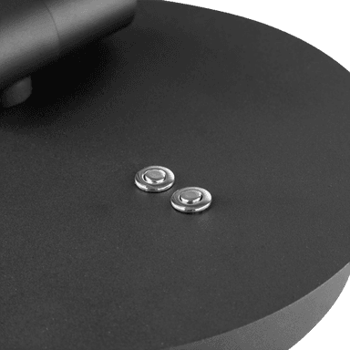 Brilliant LED-bordlampe Glow-Sphere, svart