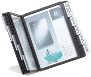 Durable Bord Portrett A5 Sort