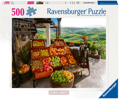 Puslespill 500 Fruktmarked Ravensburger
