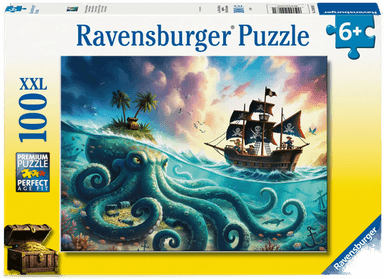 Puslespill 100 Pirateskatt Ravensburger