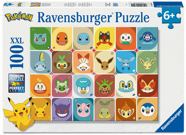 Puslespill 100 Pokemon Ravensburger