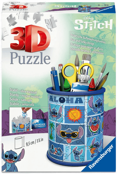 Puslespill 3D 54 Pencil Cup Stitch Ravens