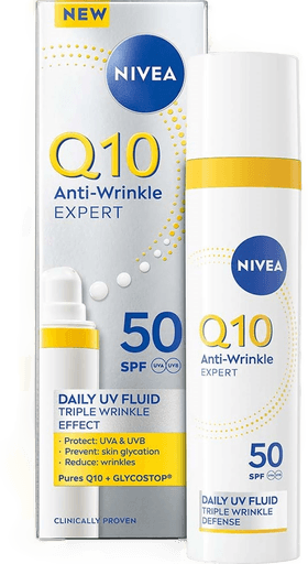 Nivea Q10 Anti-Wrinkle Daily UV Fluid SPF50 40 ml