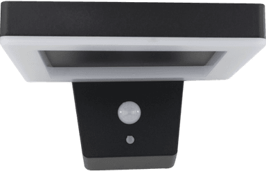 Rev LED solcellevegglampe Firkantet