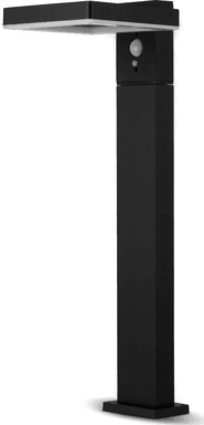 Rev LED solcellegulvlampe Firkantet