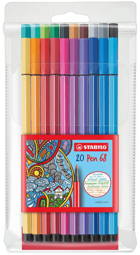 Stabilo Pen 68 20-pakning