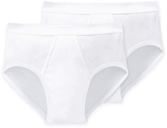 Schiesser 2P Essentials Sportslip Hvit