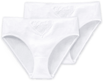 Schiesser Cotton Essentials Tai Panties Hvit