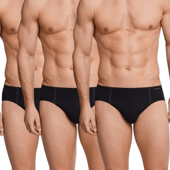 Schiesser 3P Essentials Super Mini Briefs Svart