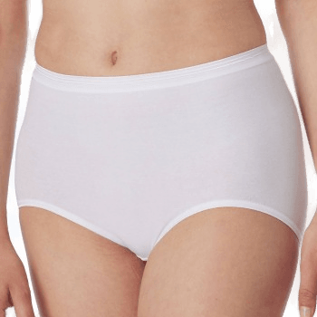 Schiesser Truser Luxury Maxi Hvit