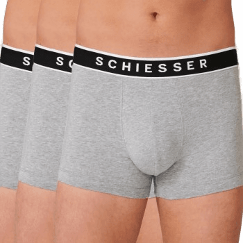 Schiesser 3P Organic Cotton Rio Boxer Grå