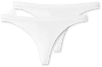 Schiesser Truser 2P Hvit Økologisk Bomull