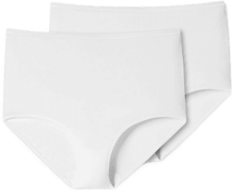 Schiesser Truser 2P Organic Maxi Hvit
