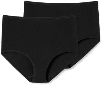 Schiesser Truser 2P Maxi Svart