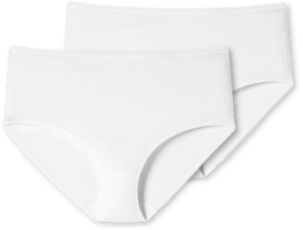 Schiesser Midi Briefs 2P Hvit