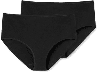 Schiesser Organic Cotton Midi Briefs Svart