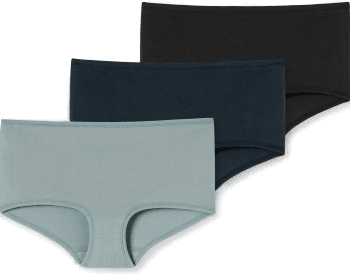 Schiesser Truser 3P Boyshorts Svart/Blå