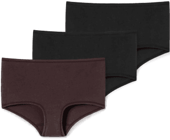 Schiesser Truser 3P Boyshorts Svart/Rød