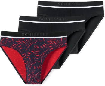 Schiesser 3P Printed Rio-Slip Mønster Herre