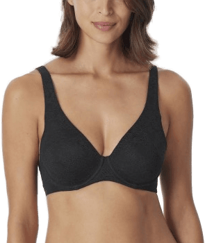 Schiesser BH Spacer Wired Bra Svart