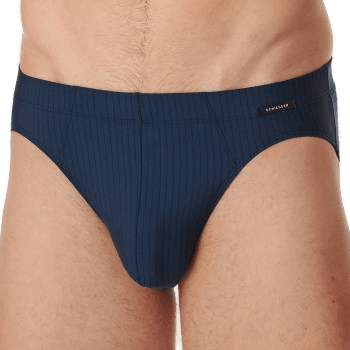 Schiesser Pure Micro Rio Briefs Mørkblå