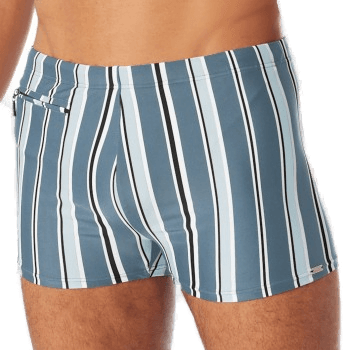 Schiesser Badebukser Aqua Classic Blå/Lysblå