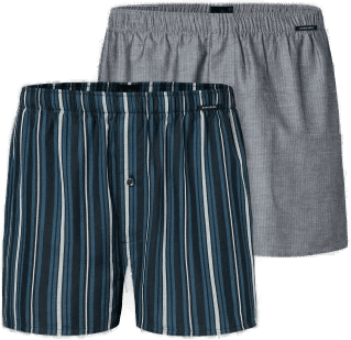 Schiesser 2P Boxershorts Stripet